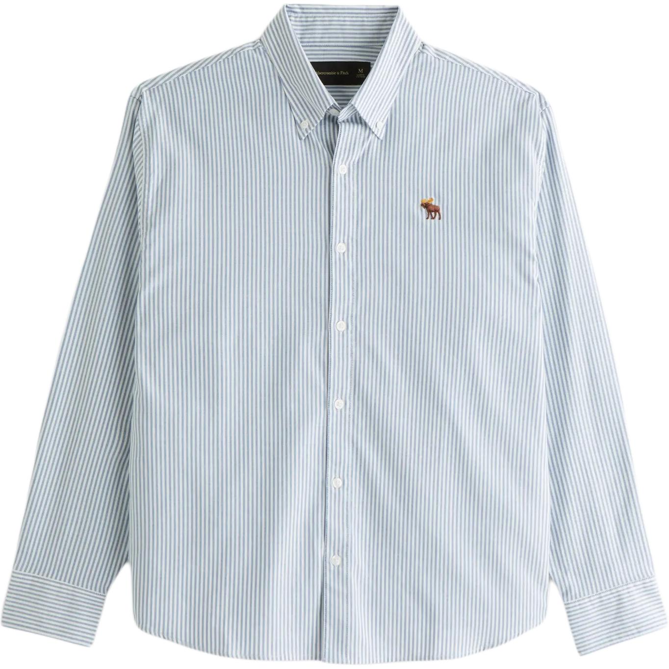 

Abercrombie＆Fitch Рубашка мужская небесно-голубая