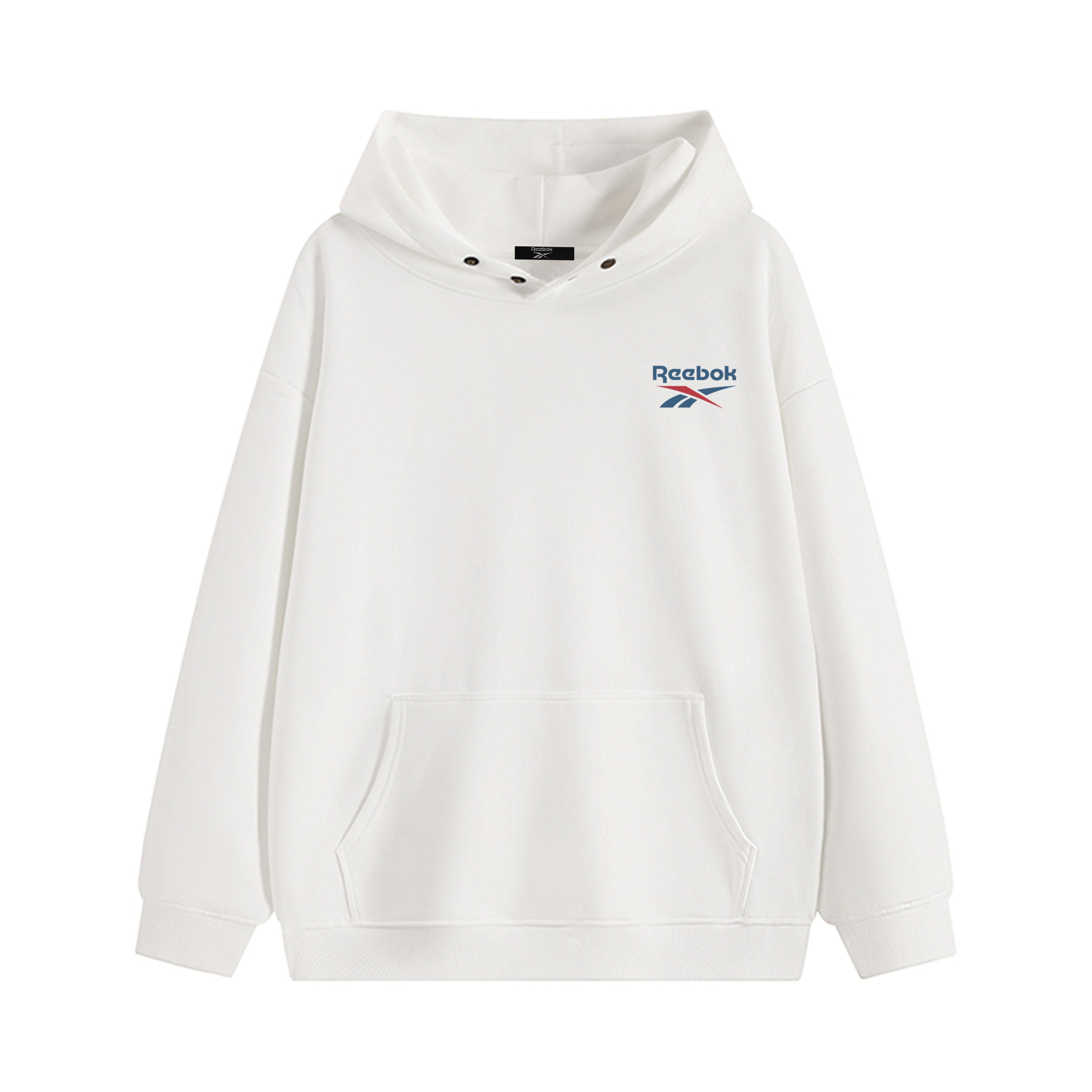 

Толстовка Unisex Hooded Moderate Heavyweight Reebok, белый (fleece-lined)