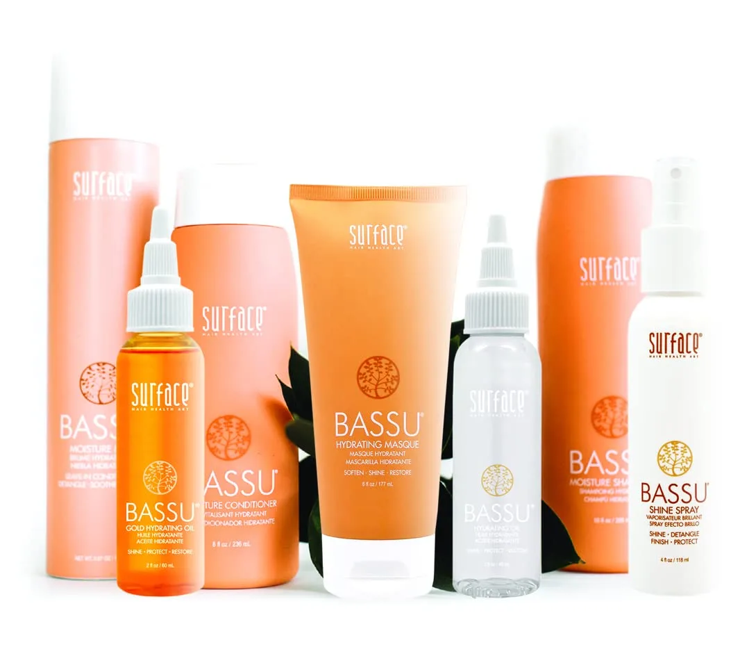 Кондиционер для поверхностных волос Bassu Moisture Conditioner - Увлажняет, распутывает и смягчает - 237 мл Surface Hair, Formulated to protect color-treated hair from fading and damage — фото 4