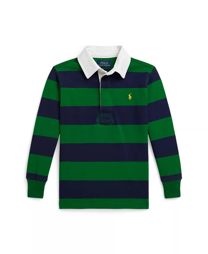 

Футболка регби для малышей и мальчиков The Iconic Polo Ralph Lauren, зеленый