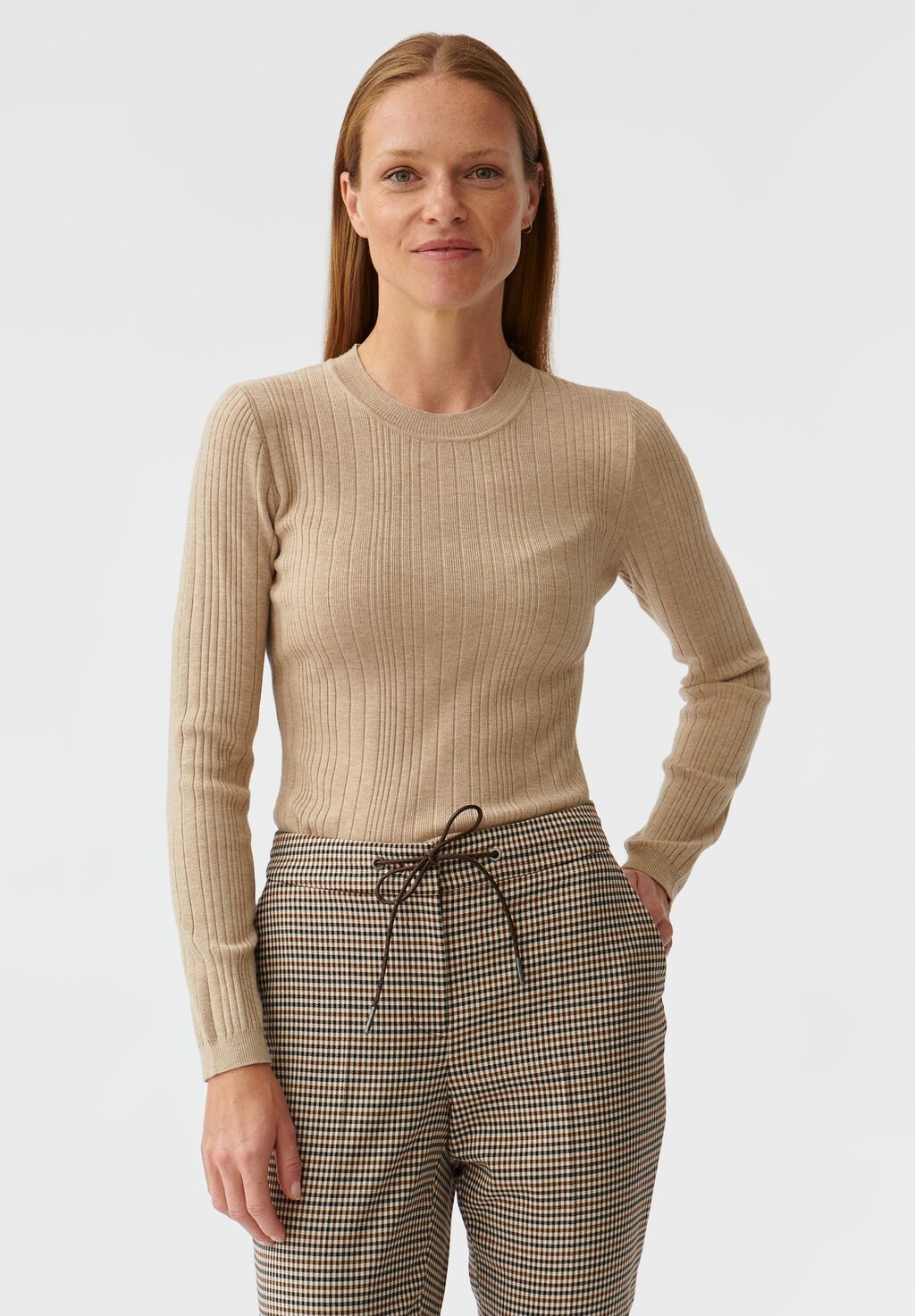 

Вязаный свитер ANCA TATUUM, цвет beige