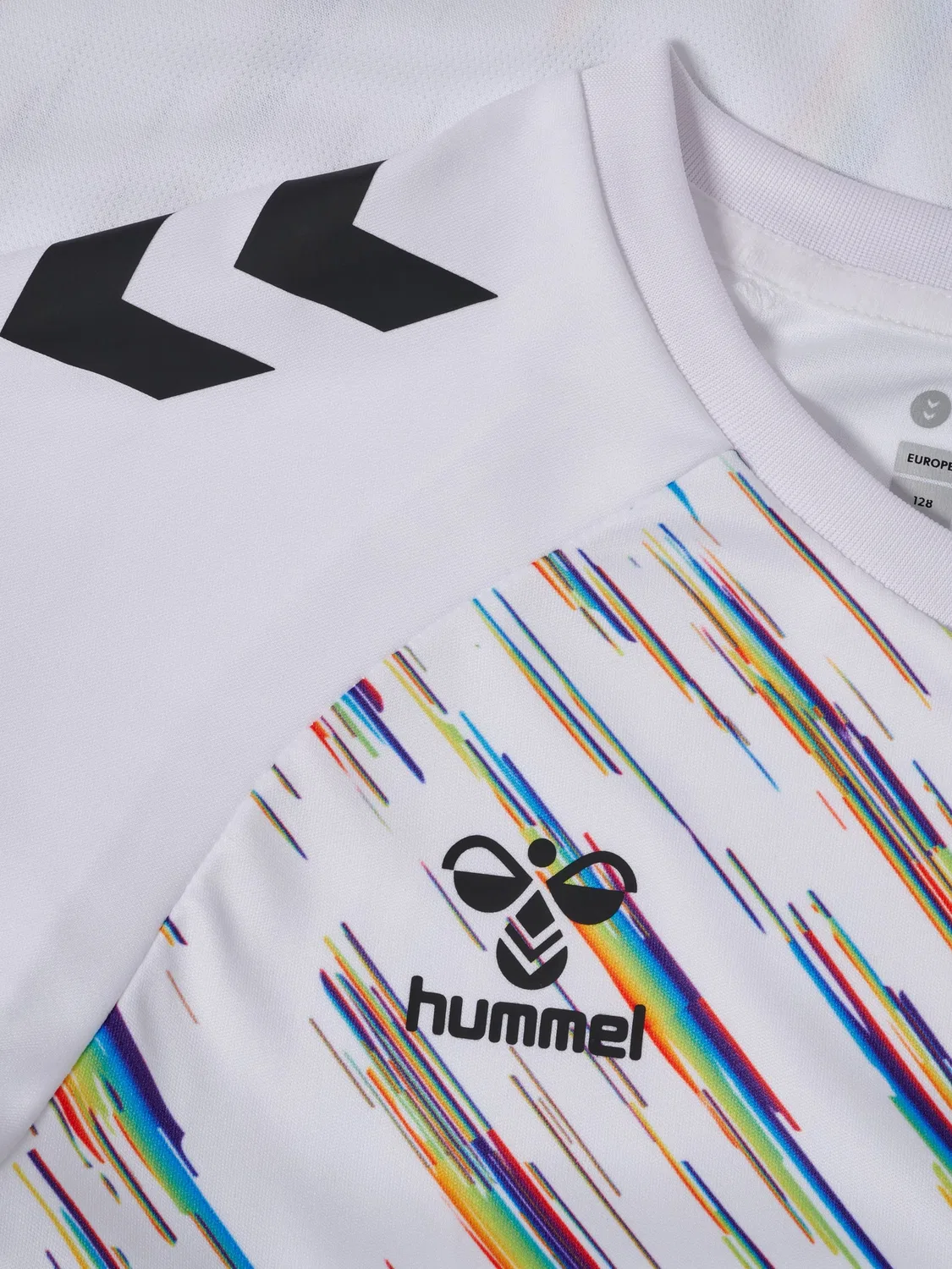 Футболка с raglan-рукавами Hummel, белый/мультиколор — фото 3