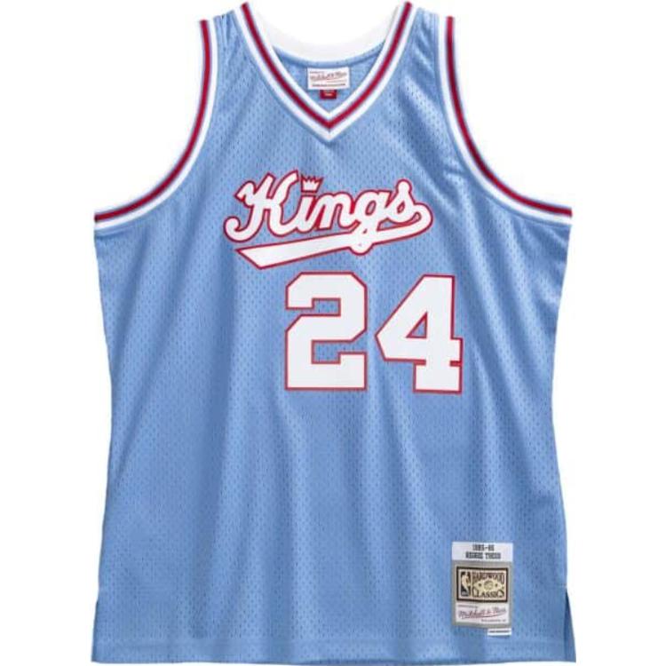 

Майка-топ Mitchell & Ness 'NBA 85 Reggie Theus' Swingman Mitchell Ness, светло-голубой