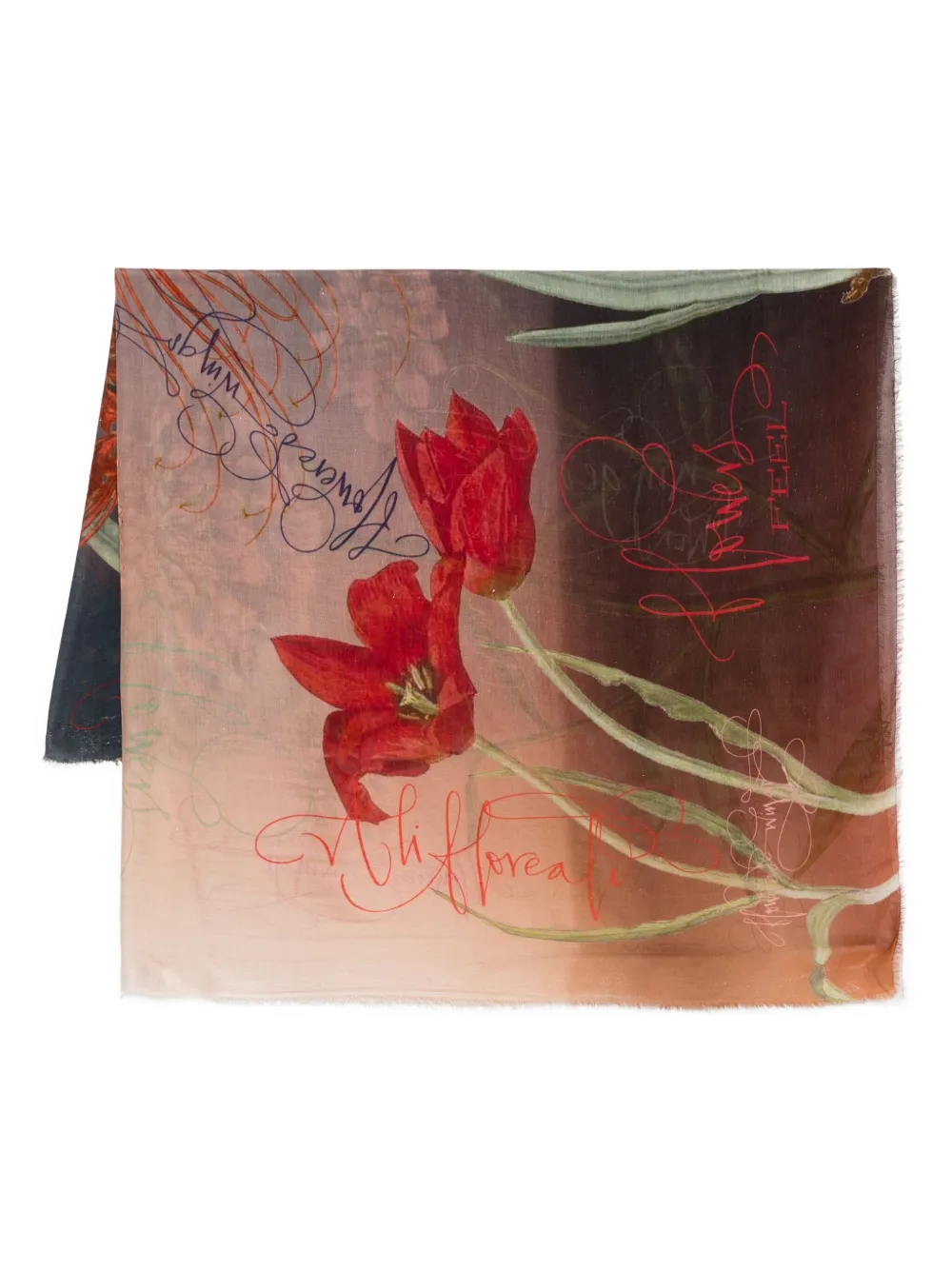 

Шарф Flowers Feel FALIERO SARTI, синий