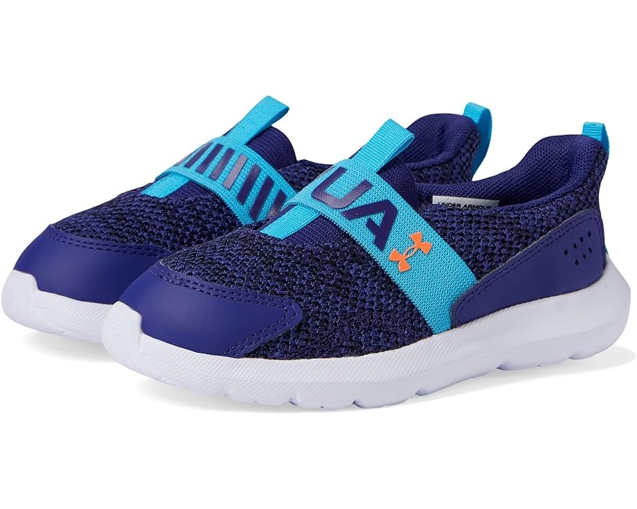 

Кроссовки Under Armour Surge 3 Slip-On, цвет Sonar Blue/Blue Surf/Orange Blast
