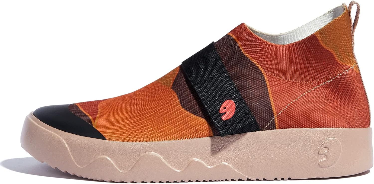 

Мужские повседневные лоферы UIN на шнуровке, удобные кеды с художественной росписью, стильные для путешествий, Фуэртевентура, красный