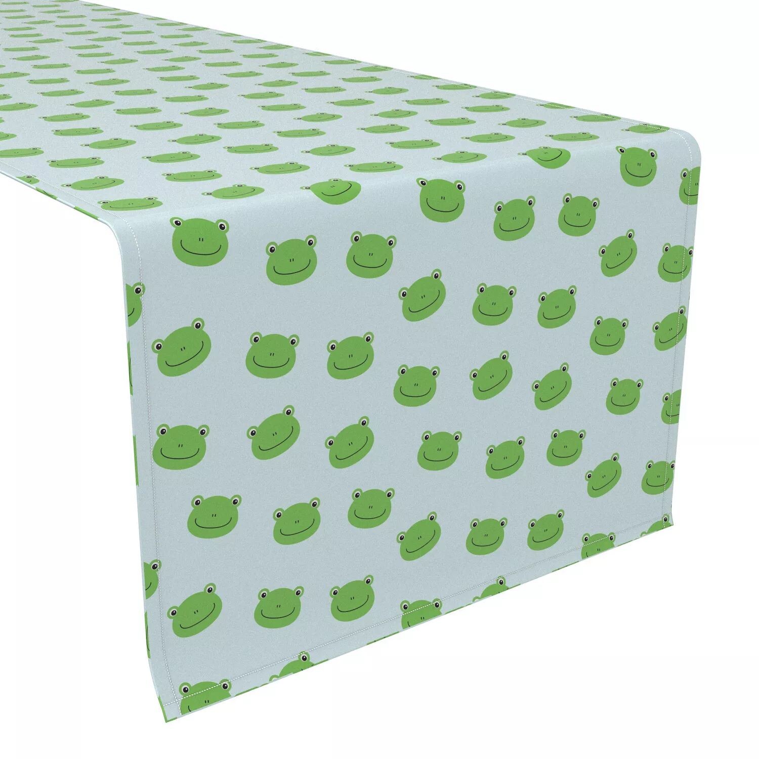 

Скатерть-дорожка, 100% хлопок, 16x90 дюймов, Ribbit Ribbit