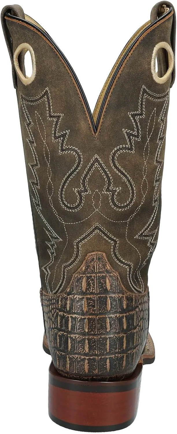 Мужские вестерн-бежевые сапоги Smoky Mountain Gator Smoky Mountain Boots, черный/коричневый — фото 3