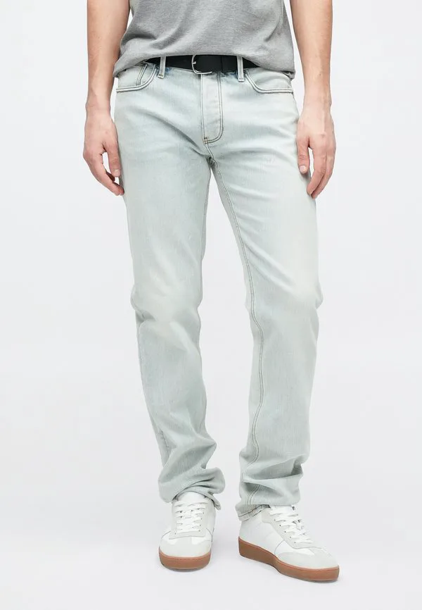 Брюки с карманами прямые джинсы Emporio Armani, Light Blue Denim — фото 3