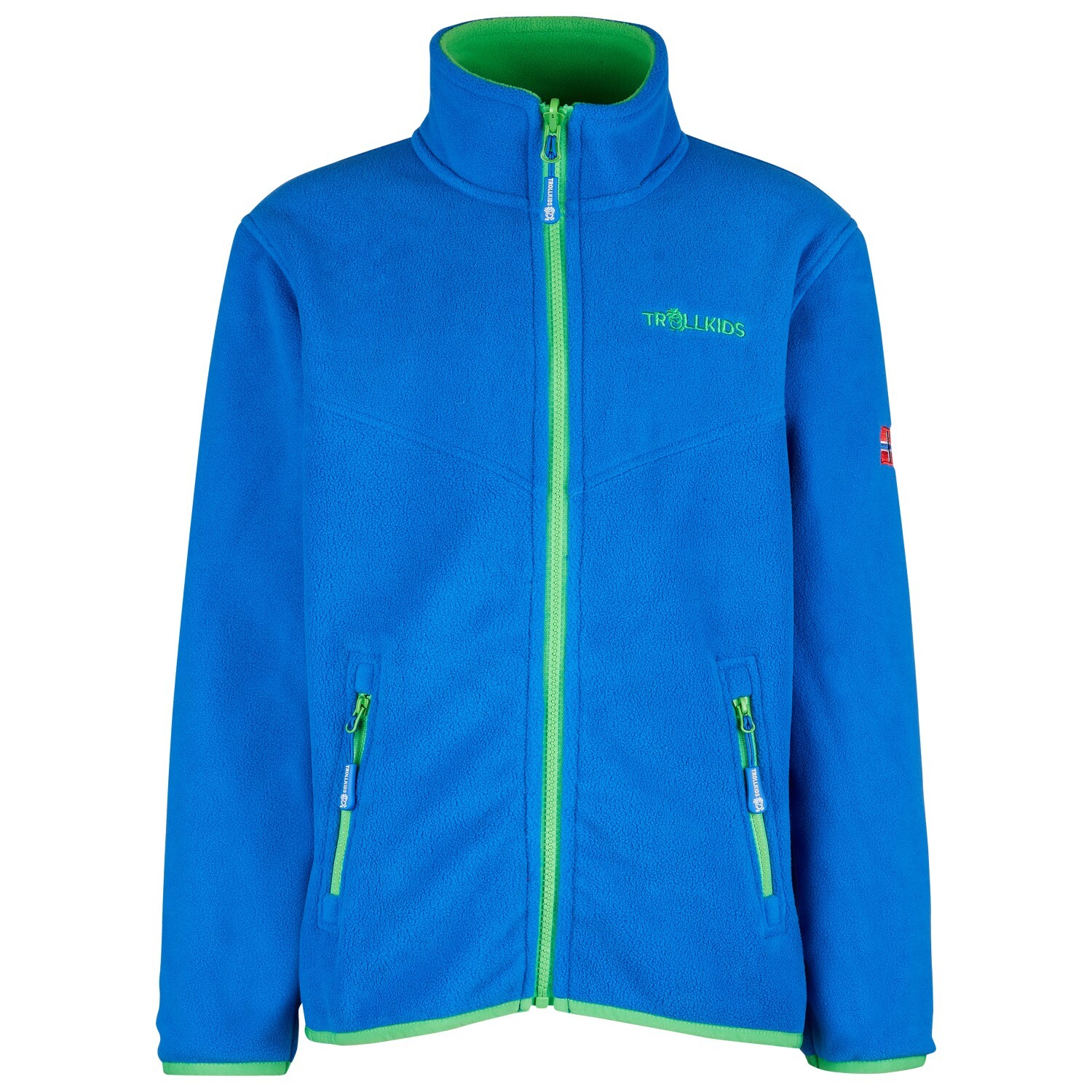 

Флисовая жилетка Trollkids Kids Oppdal XT, цвет Medium Blue/Bright Green