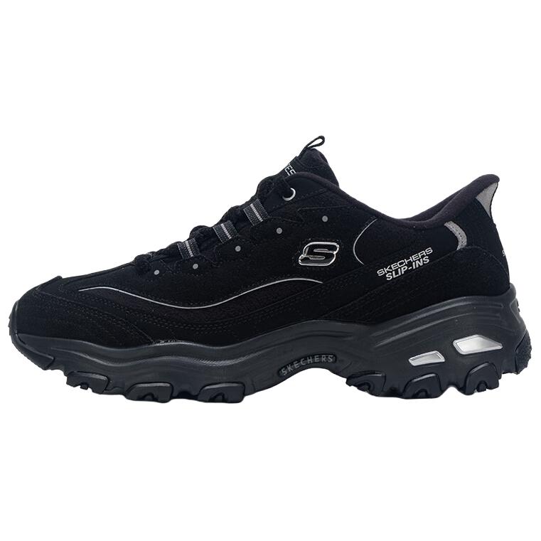 Skechers D'lites низкие массивные кроссовки мужские black — фото 3