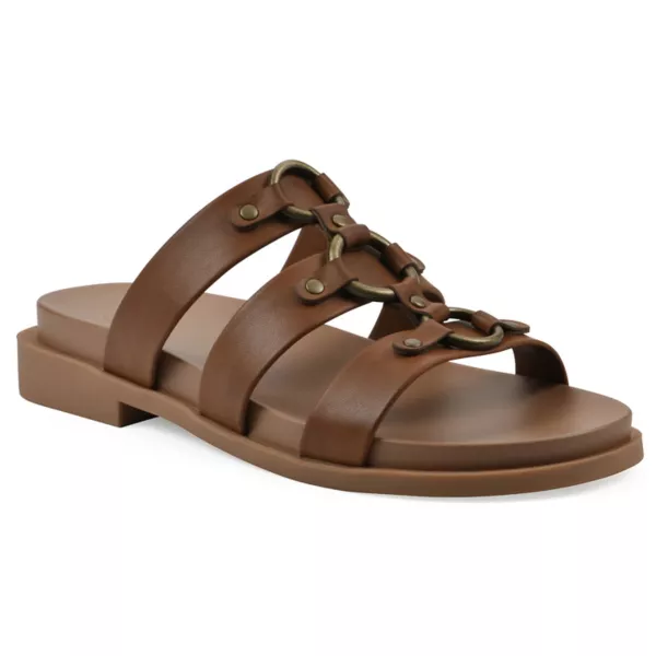 Женские сандалии Koala без застежек White Mountain, цвет dark tan smooth