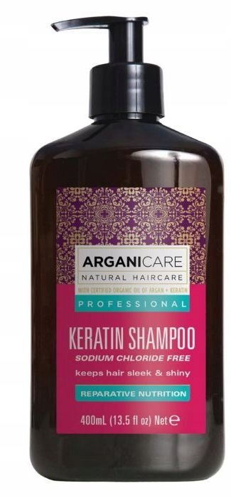Набор Arganicare Keratin Repair Shampoo 400 мл + Hair Serum 100 мл — фото 3