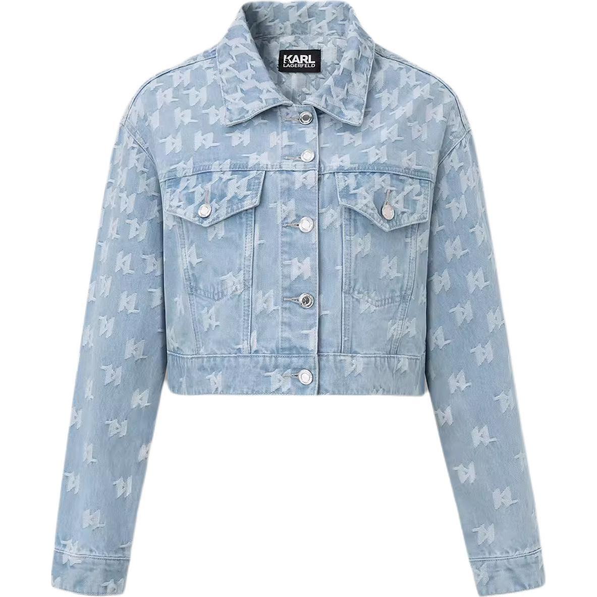 

KARL LAGERFELD / Karl Lagerfeld Jeans Джинсовая куртка KARL LAGERFELD женская светло-голубая, Light Blue