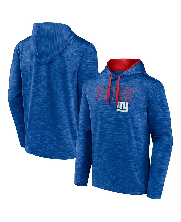 

Мужская худи Heather Royal New York Giants Hook and Ladder с капюшоном на молнии Fanatics