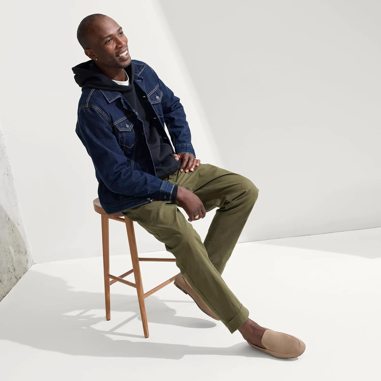 Мужские слипоны Rothy's The Ravello Loafer, повседневные лоферы, изготовленные из переработанных пластиковых бутылок, можно стирать в машине, коричневый — фото 3