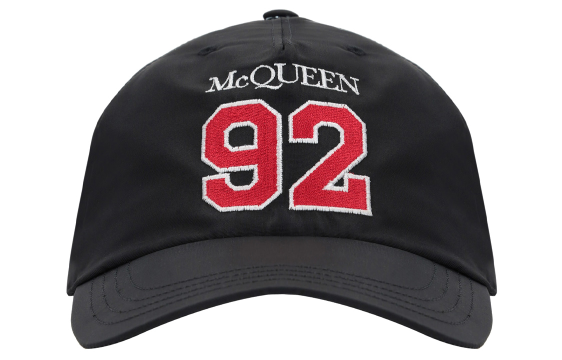 

Бейсболка с вышитым логотипом Alexander McQueen, черная