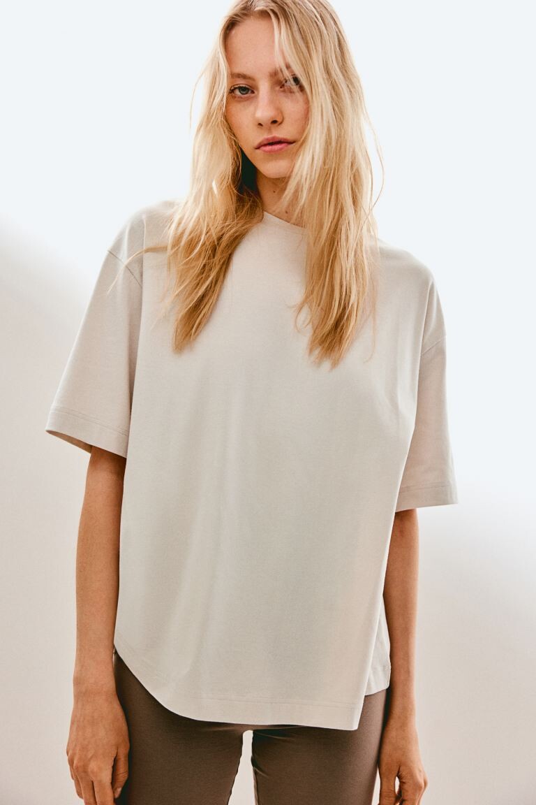 

Футболка H&M, бежевый