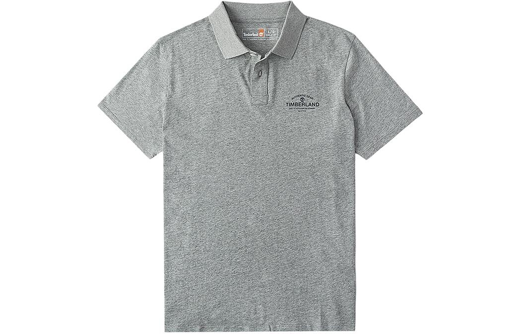 

Рубашка поло мужская Medium Heather Grey Timberland, серый