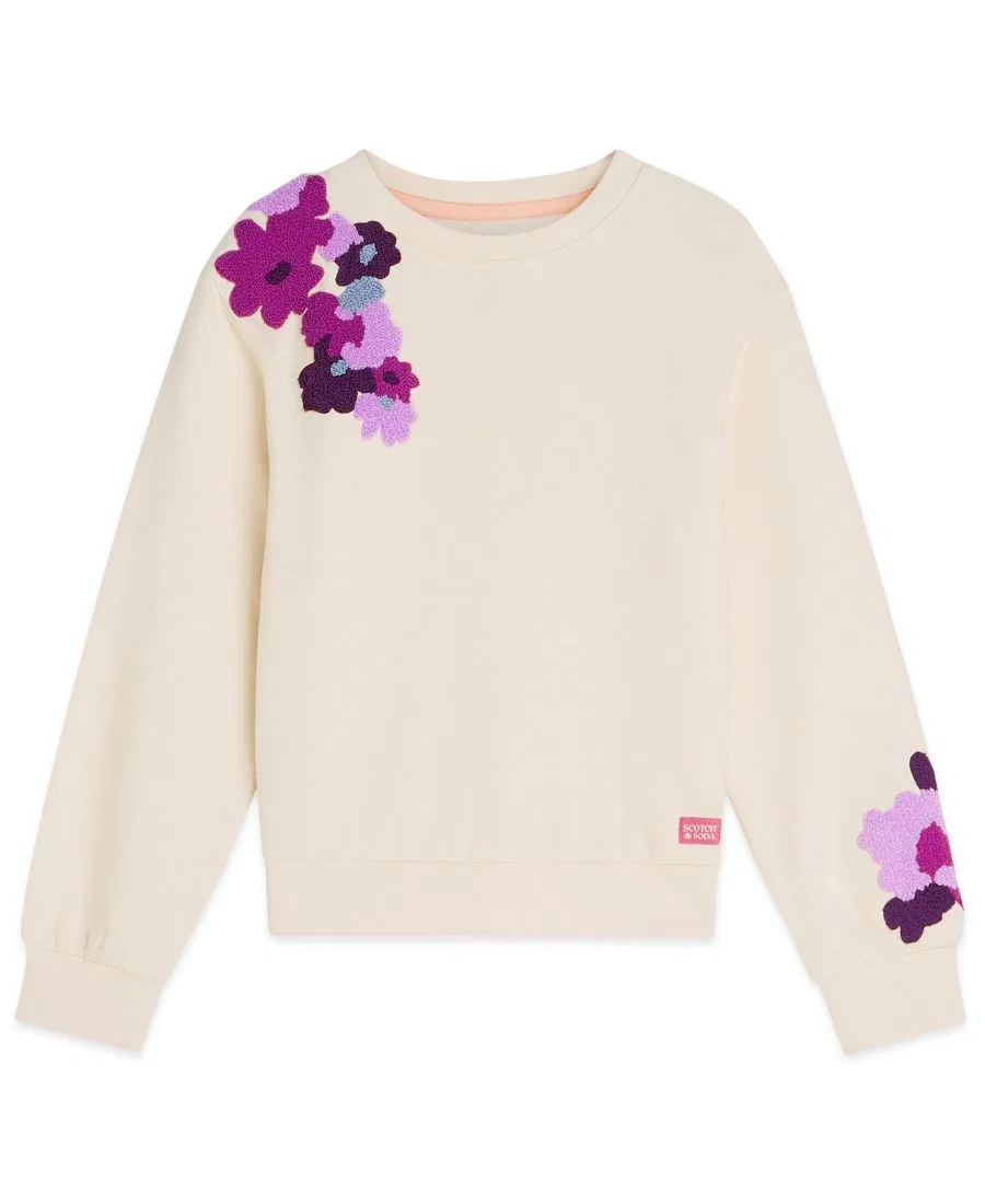 Модная толстовка с длинными рукавами для девочек 7-16 лет Scotch & Soda