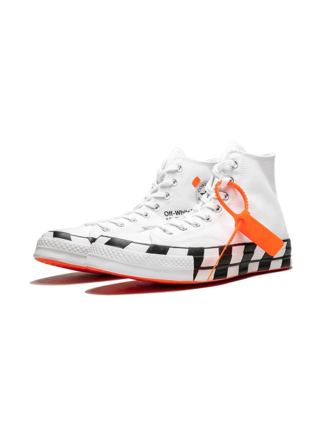 Converse высокие кеды Chuck 70 из коллаборации с Off-White, белый — фото 2