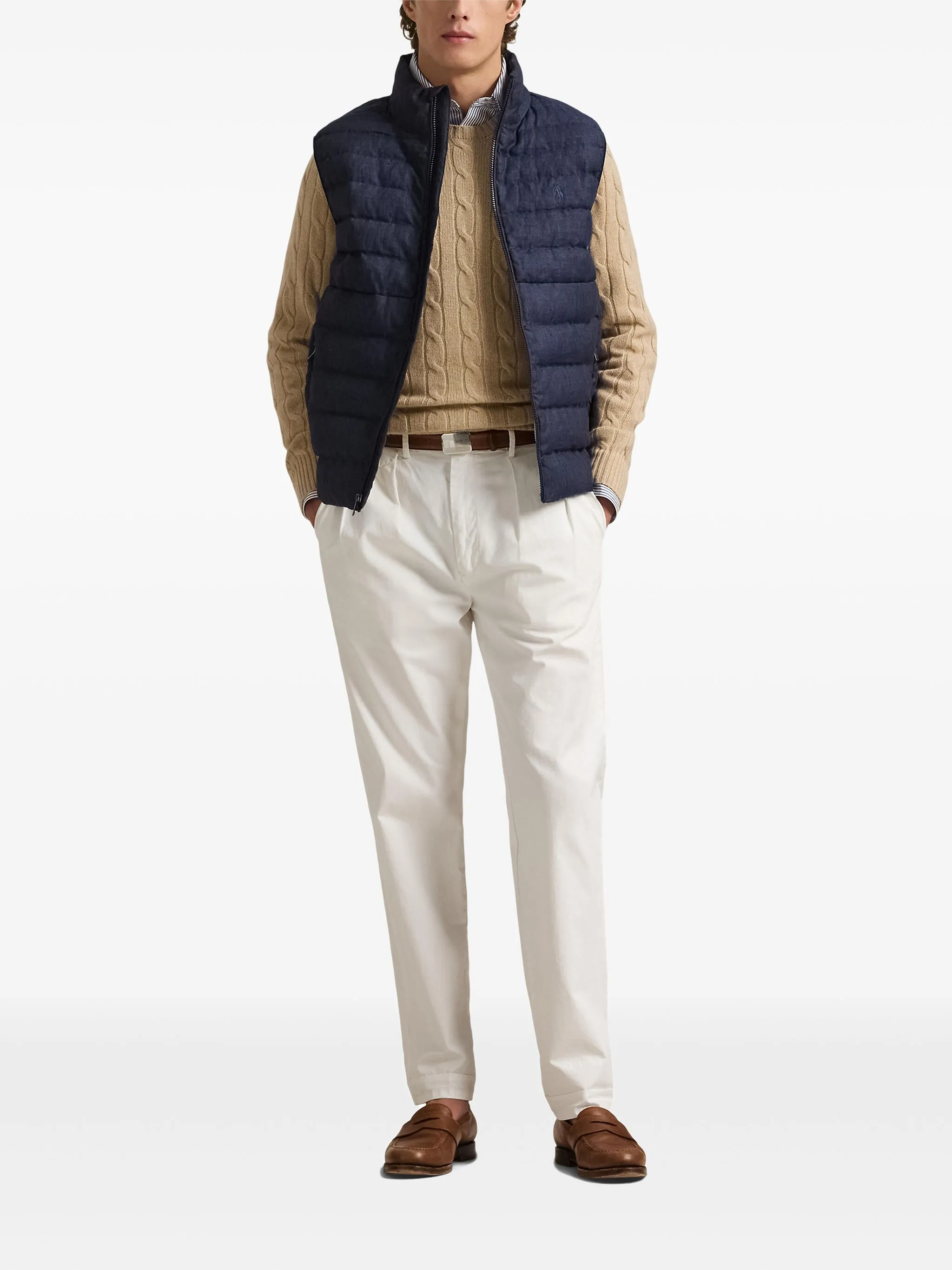 Дутый жилет Polo Ralph Lauren, синий — фото 2