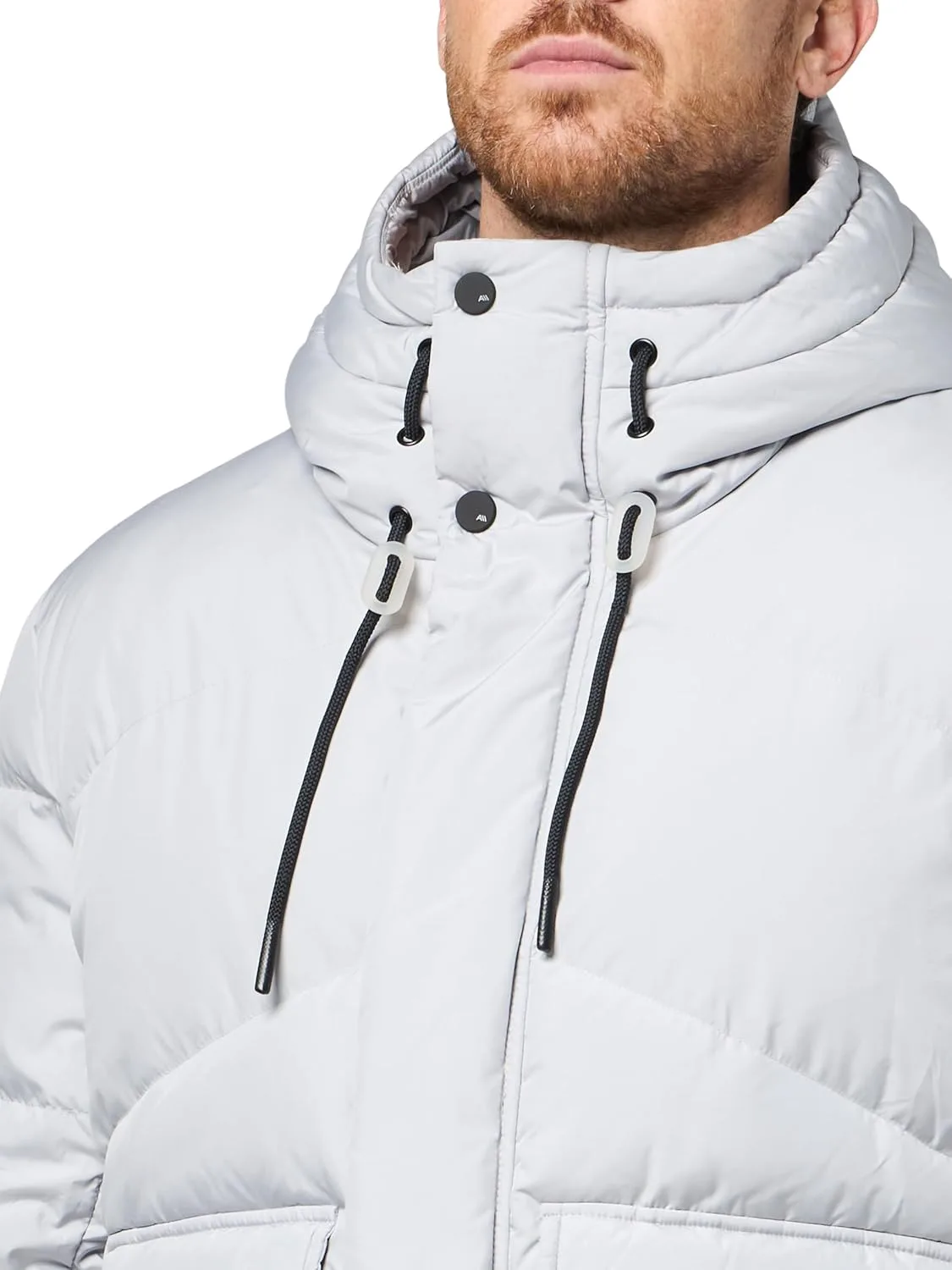 Мужская верхняя одежда Ingram Down Puffer Пуховое пальто Andrew Marc, Moon — фото 3