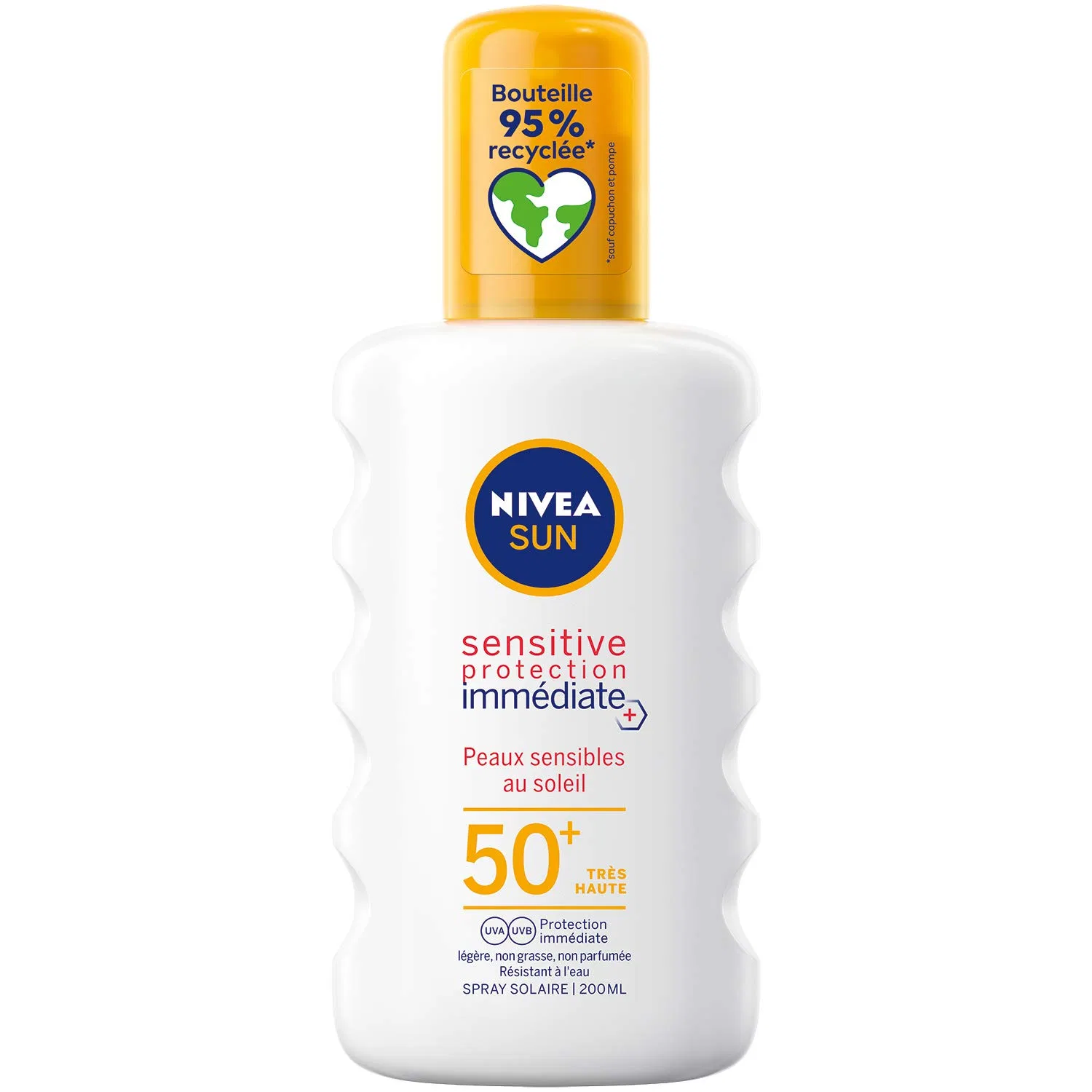 Солнцезащитный спрей для чувствительной кожи SPF 50+ от NIVEA SUN Nivea Sun