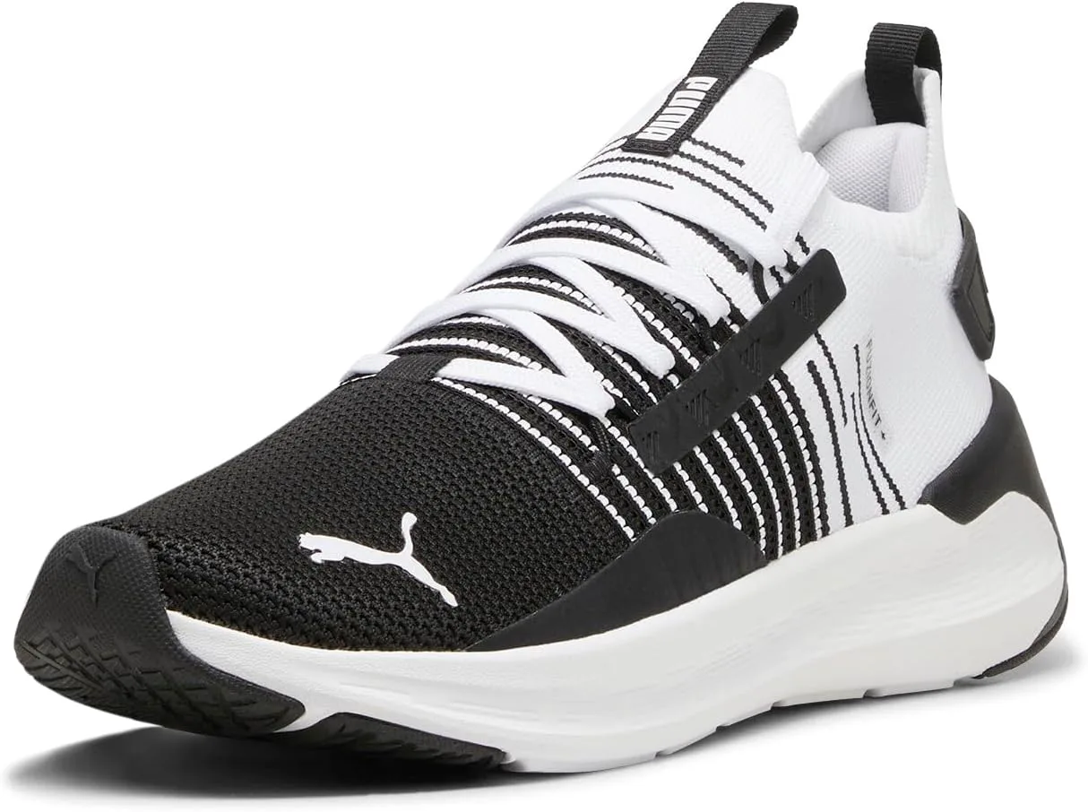 Мужские беговые кроссовки Puma Softride Symmetry Fuzion, черный/темно-серый/белый — фото 3
