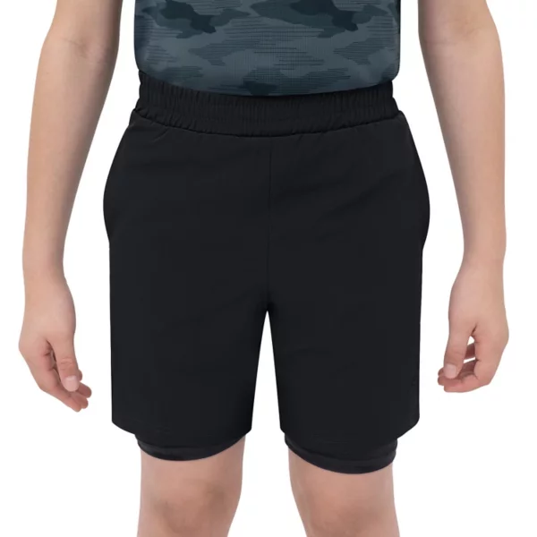 

Тканые шорты для мальчиков 8-20 лет Layer 8, цвет black with black camo