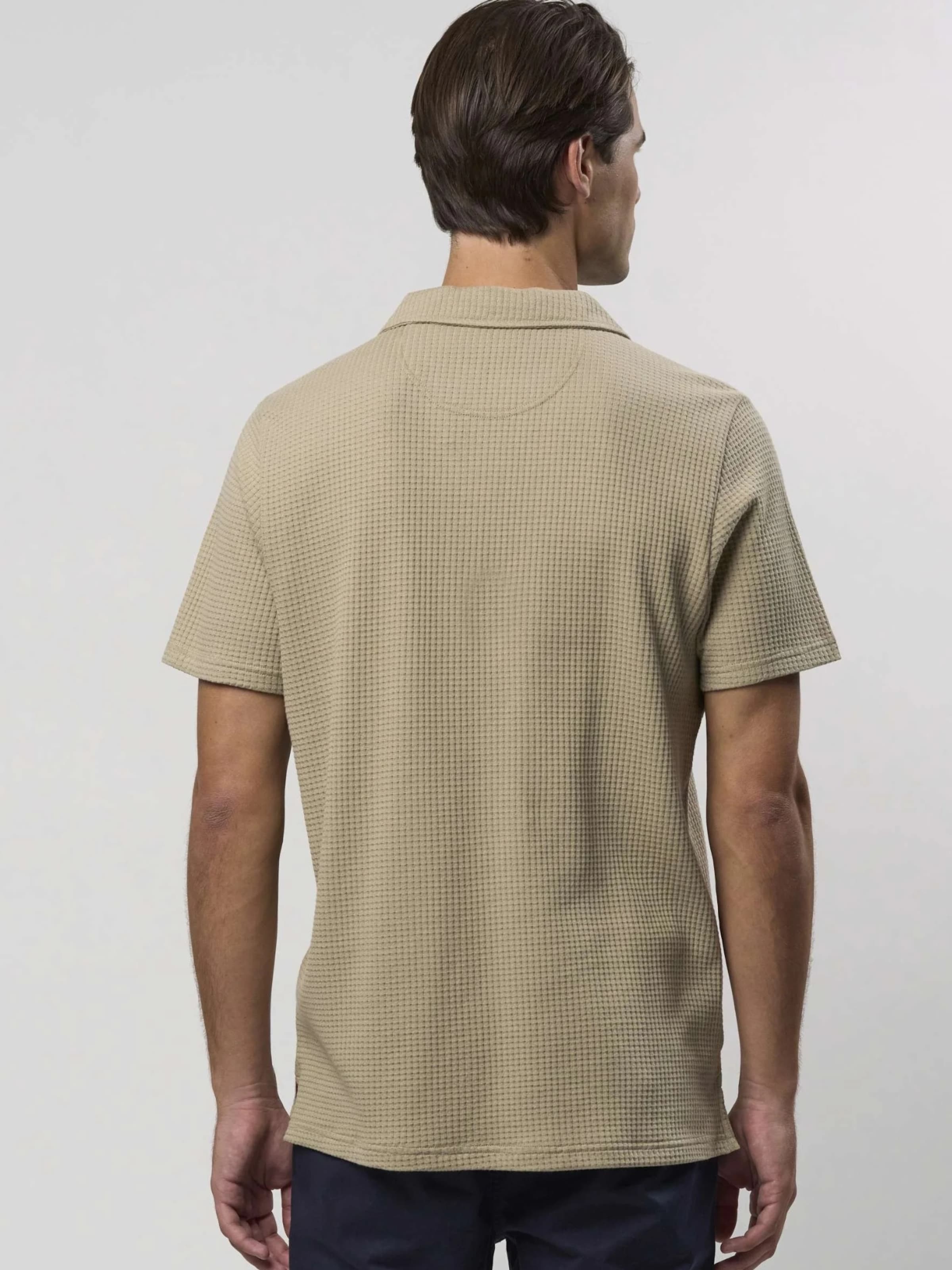 U.S. POLO ASSN. Рубашка на пуговицах 'UMCosta' бежевого цвета Regular fit — фото 4