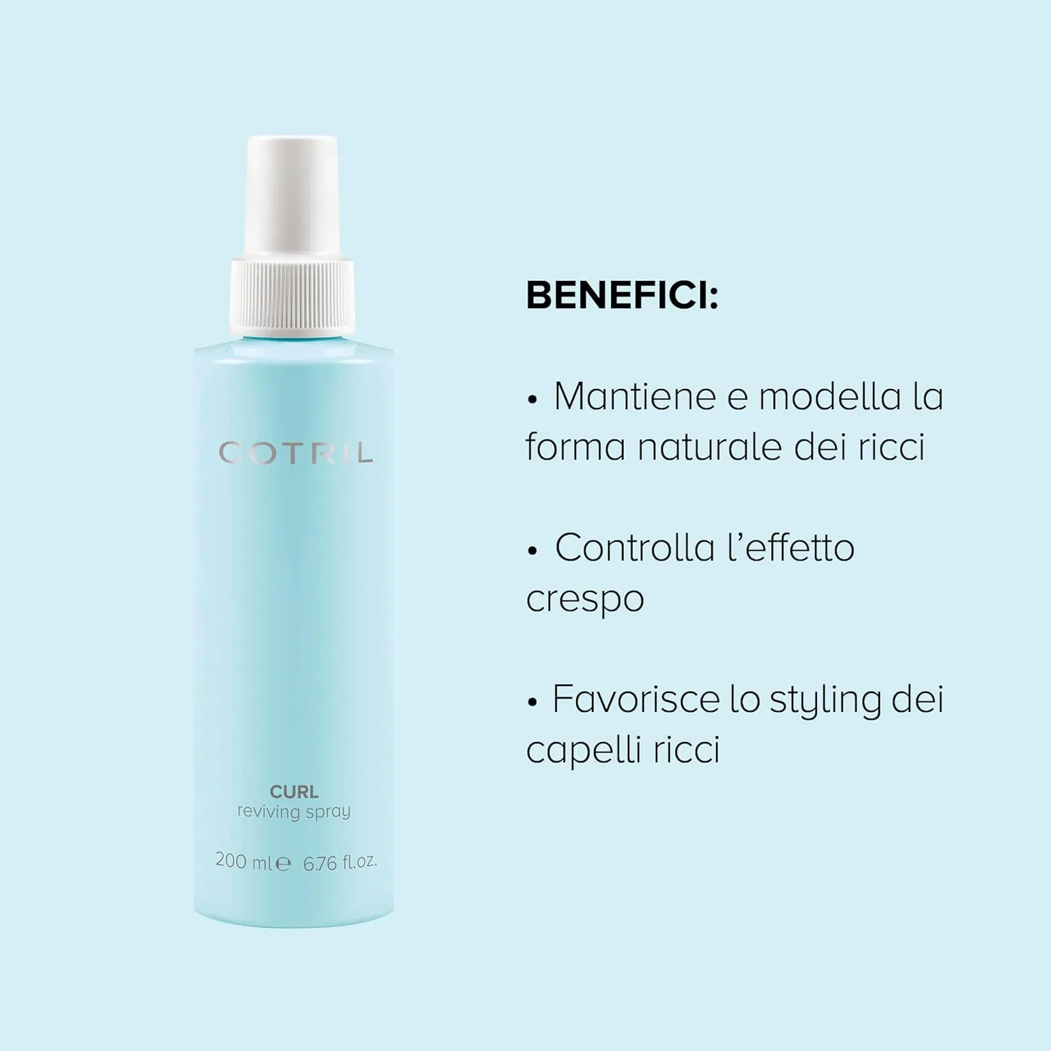 Спрей-активатор для кудрявых волос «Curl Spray Reviving Spray» от Cotril Cotril — фото 4