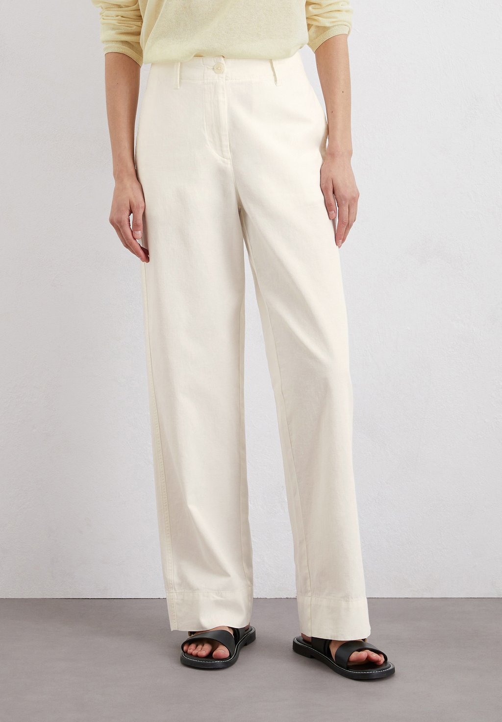 

Брюки PANTS LANDE LONG MODERATE WIDE LEG FRENCH POCKETS ZIP FLY Marc O'Polo, белый