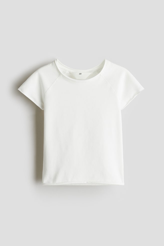 

Хлопковая рубашка H&M, белый