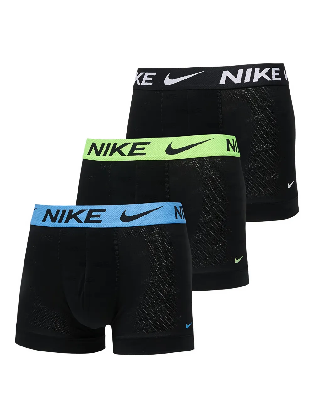 

Комплект из трех боксеров с логотипом и технологией Dri-FIT Nike, черный
