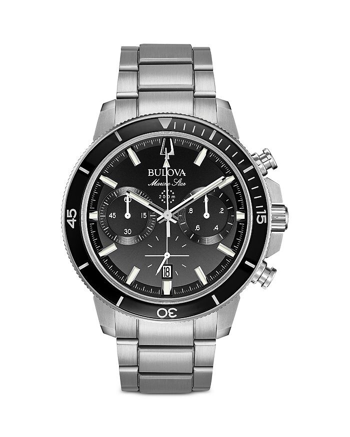 

Bulova Marine Star часы, 45 мм, черный