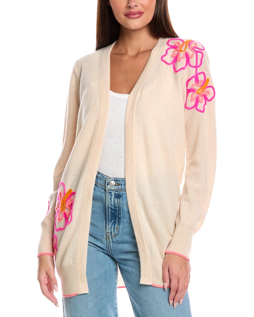 

Брод Кашемир Алоха Кашемировый кардиган Brodie Cashmere, розовый