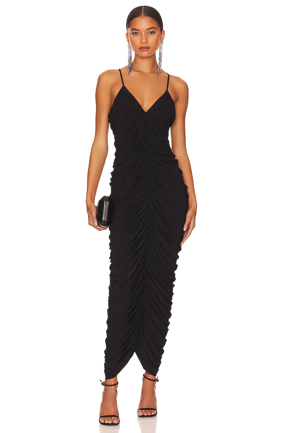 

Платье Norma Kamali Slip Diana Gown, черный