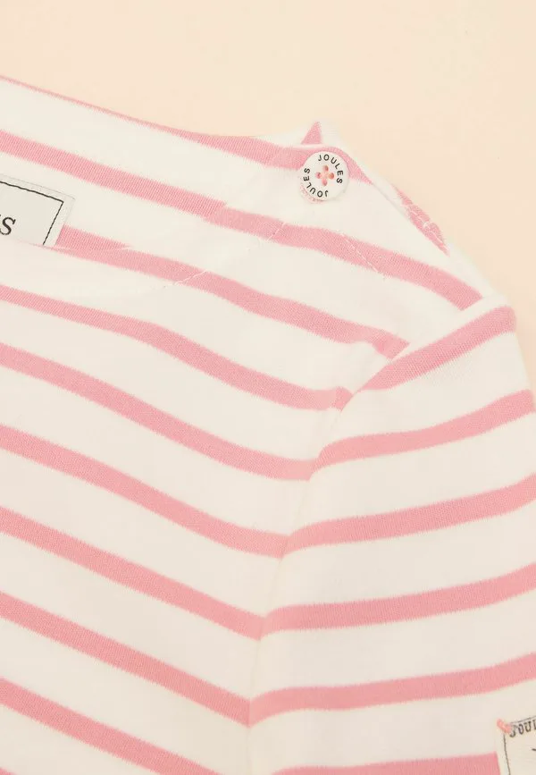 Рубашка с длинными рукавами прямого кроя в портовом стиле Joules, Pink — фото 4