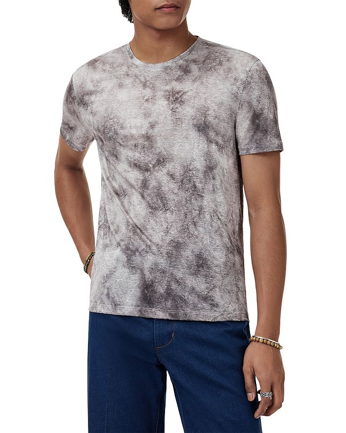 

Кампана Футболка из льна Regular Fit John Varvatos, серый