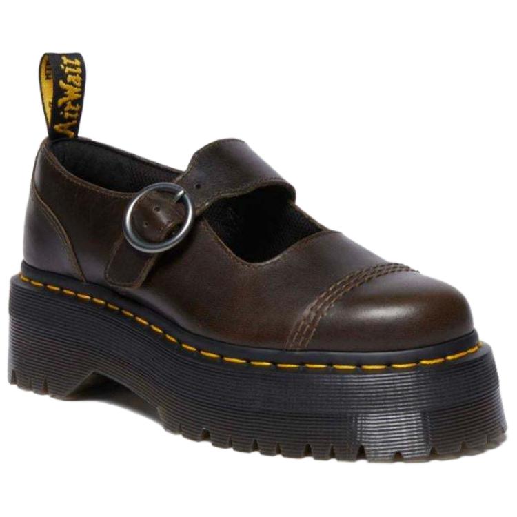 Повседневные туфли женские коричневые Dr.Martens — фото 3