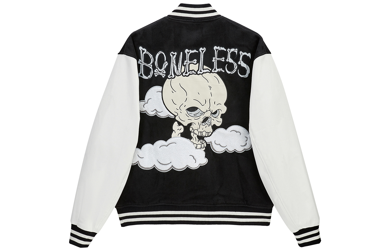 

BONELESS Скелетный принт унисекс бейсболка, Black