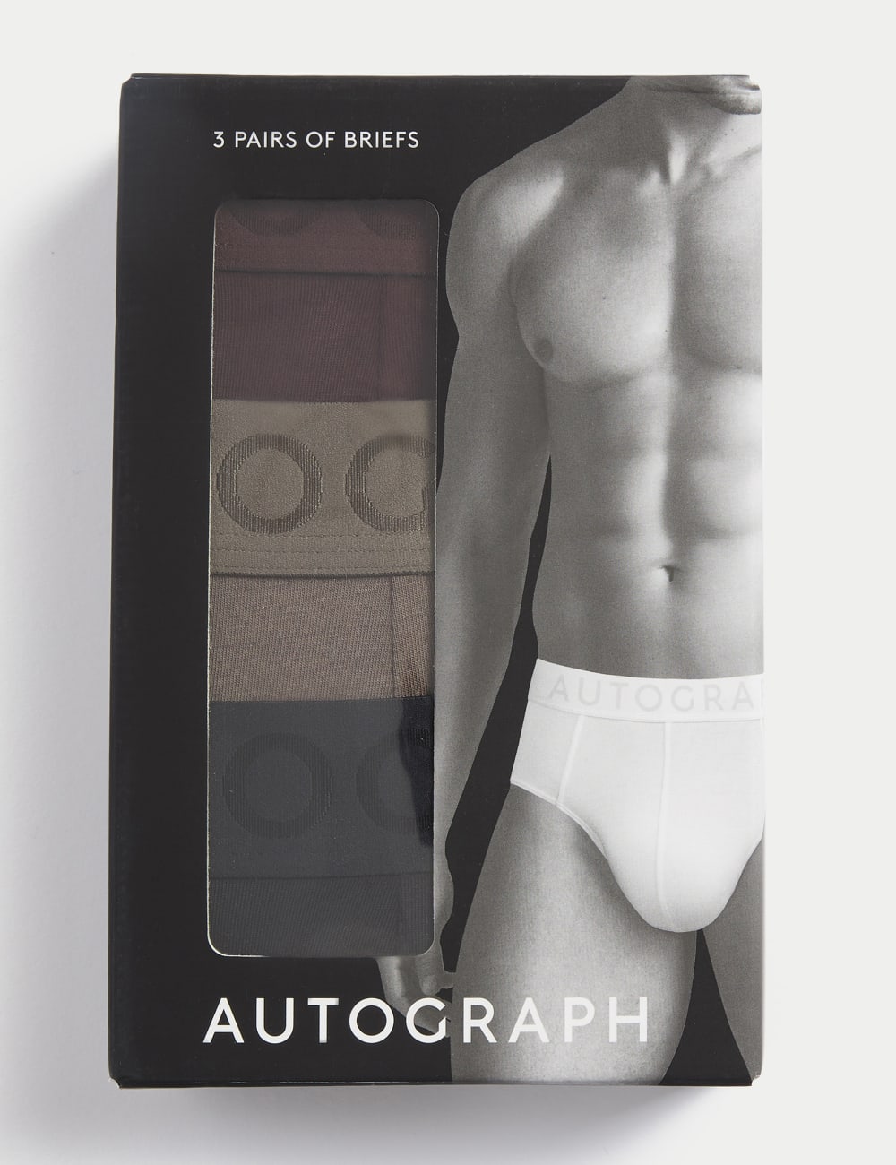 

3 пары трусов Supima Cotton Modal Supersoft Autograph, цвет Burgundy mix