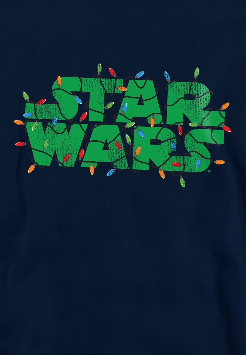Детская худи Disney Star Wars с логотипом, темно-синий, темно-синий — фото 2