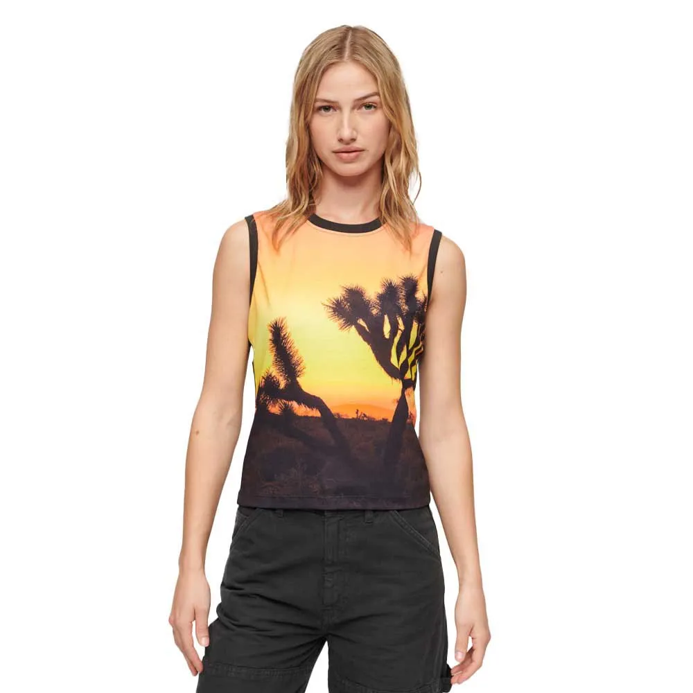

Футболка Superdry Sub Print, оранжевый