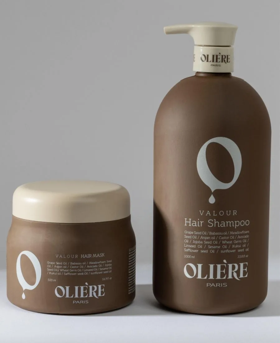Oliere Paris Набор для ухода за волосами Valour Cleanse & Repair Hair Care Duo