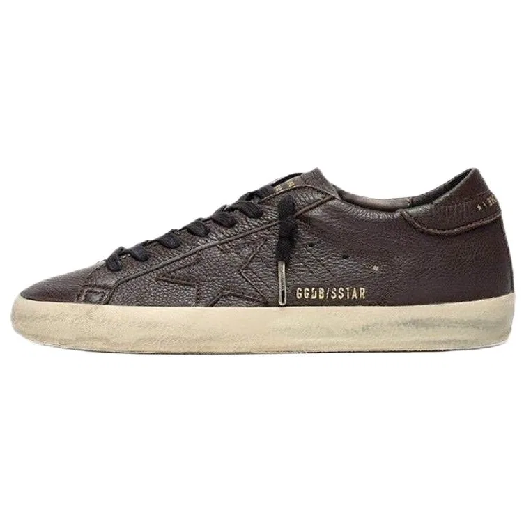 Кроссовки скейтбордические низкие Golden Goose темно-коричневые