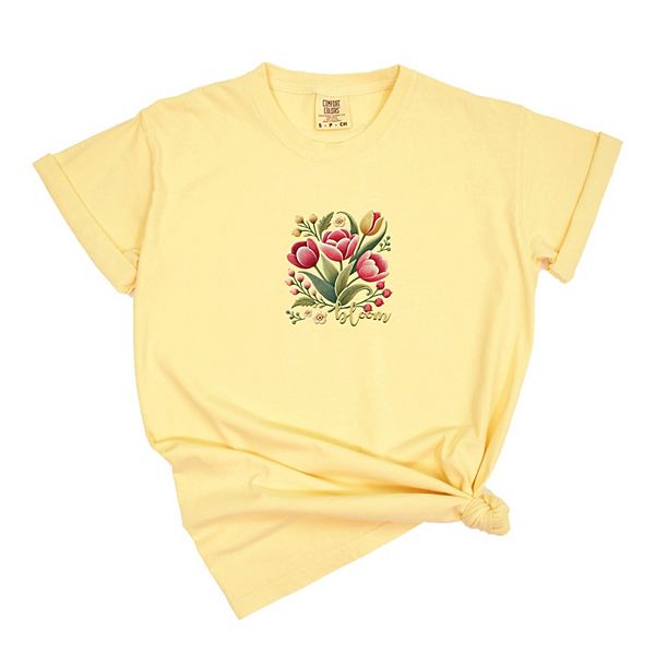

Футболка Bloom tulips с принтом, окрашенная в стиле garment dyed Simply Sage Market, Butter, Зеленый, Футболка Bloom tulips с принтом, окрашенная в стиле garment dyed Simply Sage Market, Butter