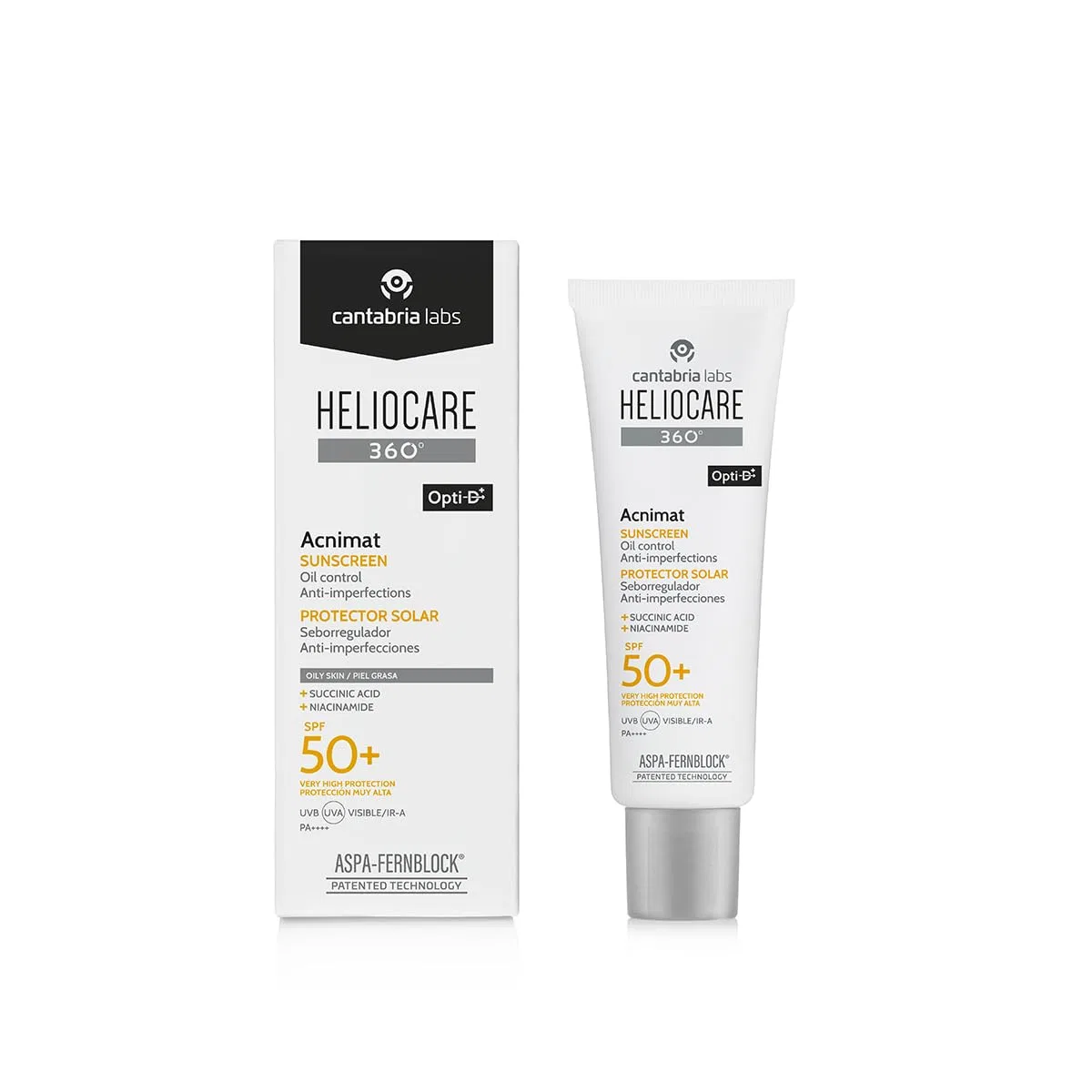 Солнцезащитный крем для лица Heliocare 360° Acnimat SPF 50+ от Cantabria Labs Cantabria Labs
