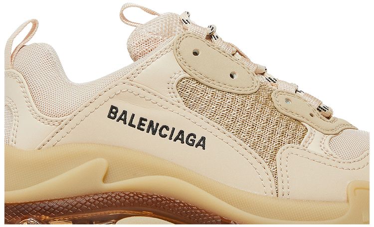 Кроссовки Balenciaga Wmns Triple S Sneaker 'Clear Sole - Nude', коричневый — фото 2